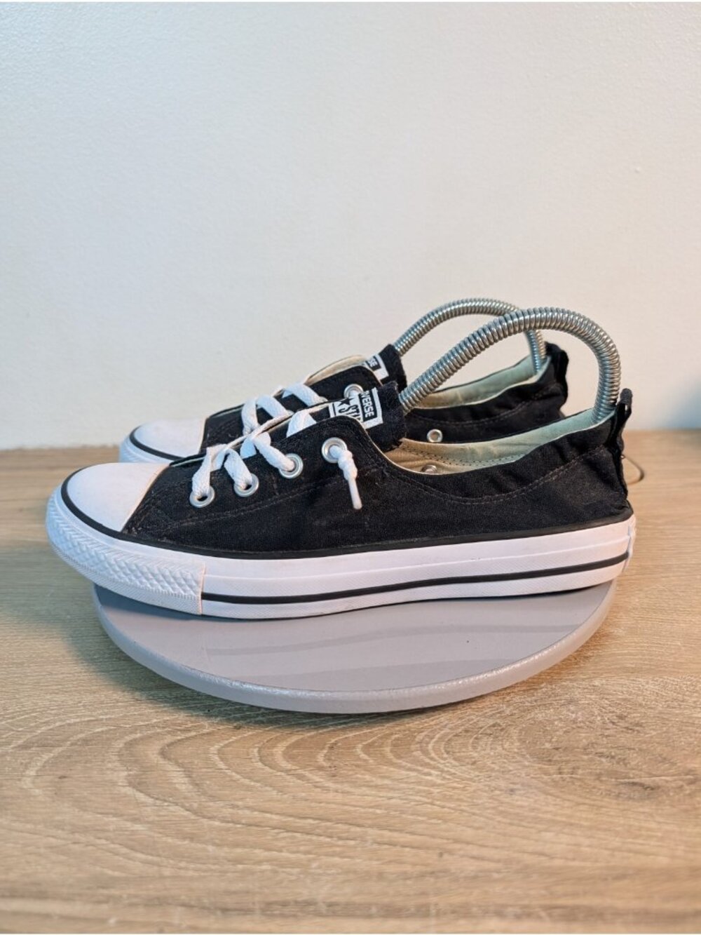 Converse Chuck Taylor All Star Shoreline Slip On Sneakers Women’s 9 Black - Picture 6 of 10